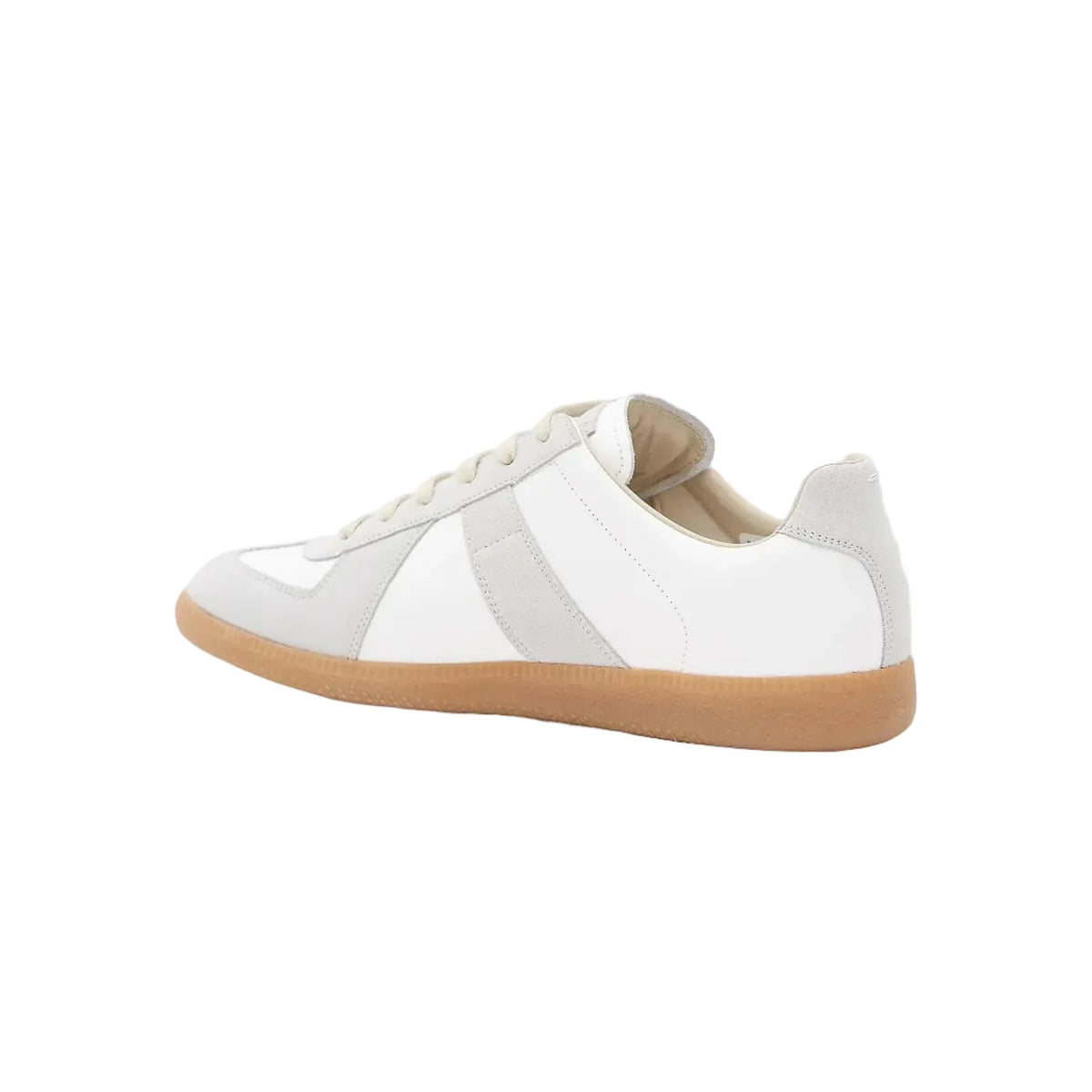 Maison Margiela - Replica leather and suede White sneakers
