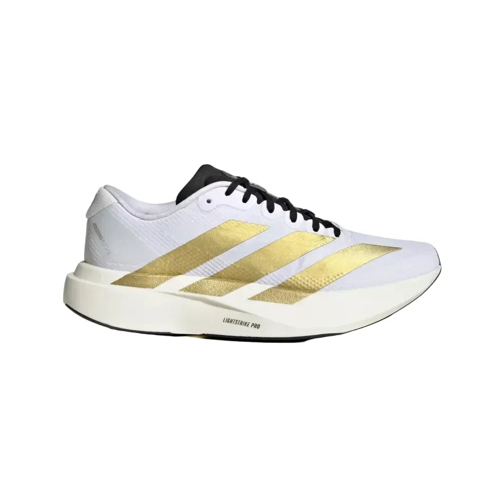 Adidas Adizero Evo - Cloud White Matte Gold Core Black Feminino
