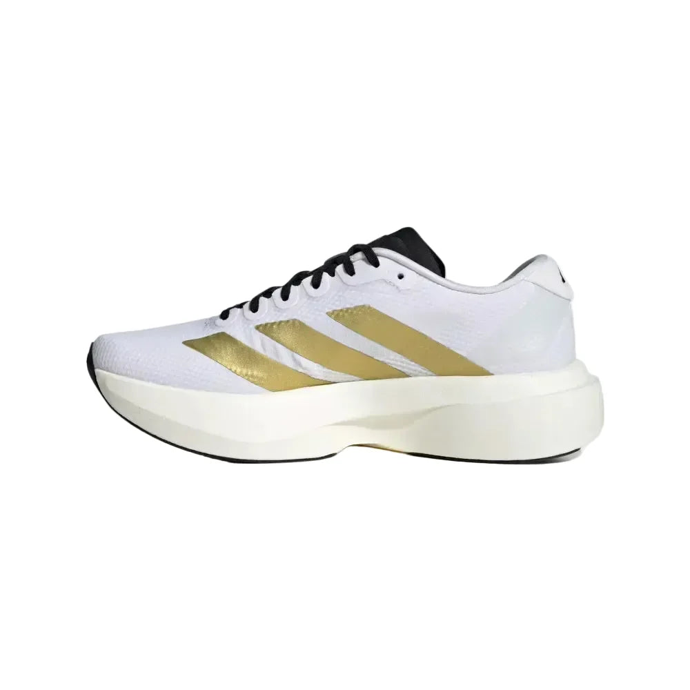 Adidas Adizero Evo - Cloud White Matte Gold Core Black Feminino