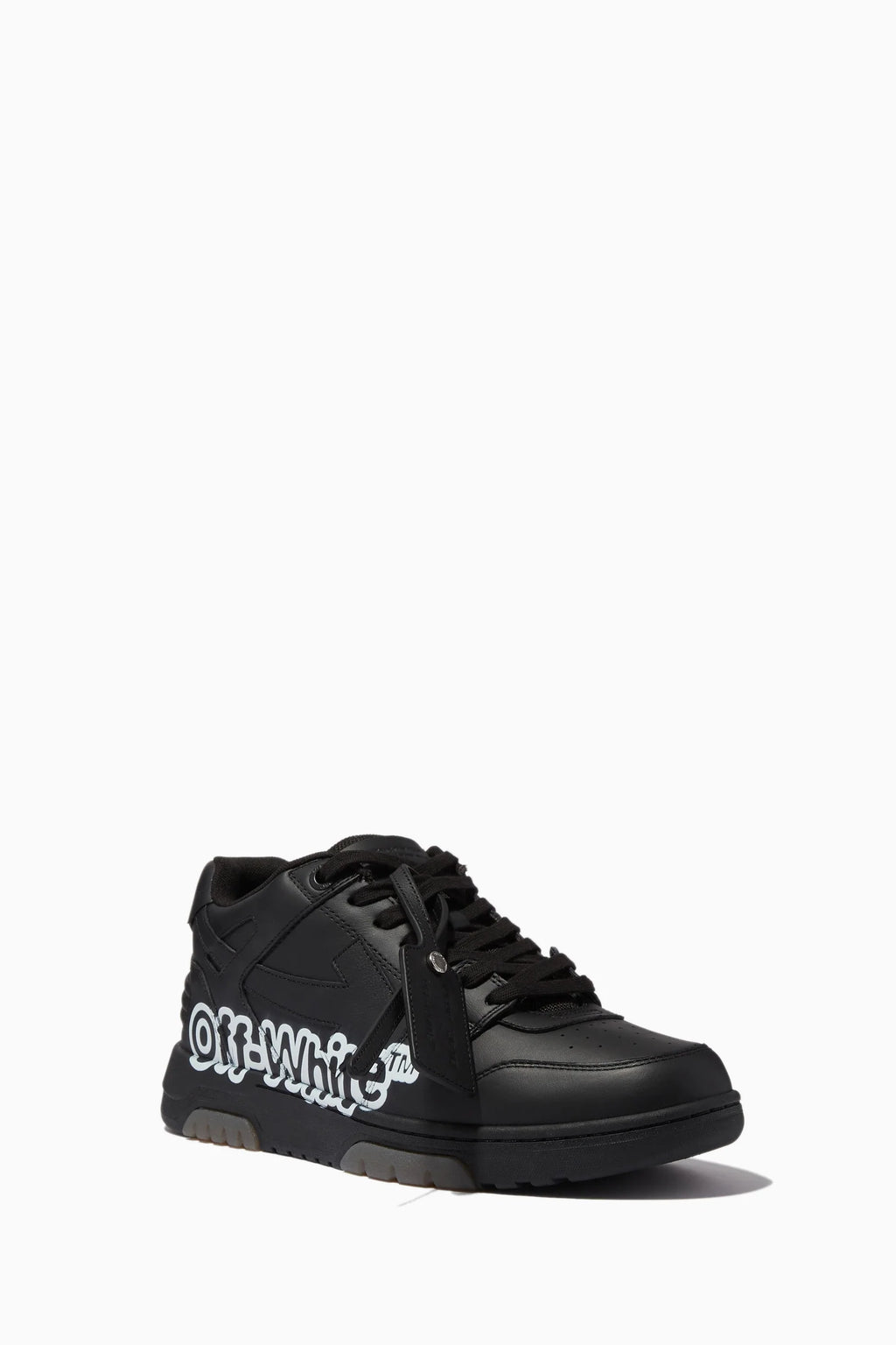 OFF-WHITE Out Of Office OOO Low Tops "Black"