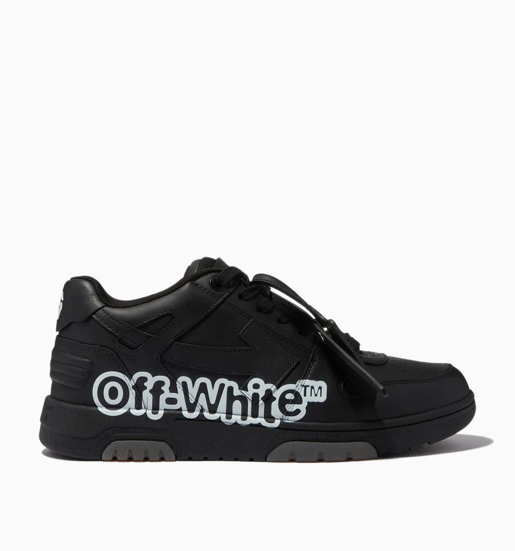 OFF-WHITE Out Of Office OOO Low Tops "Black"