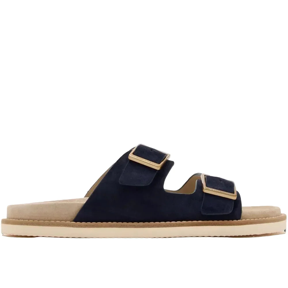 Brunello Cucinelli double-strap Black sandals