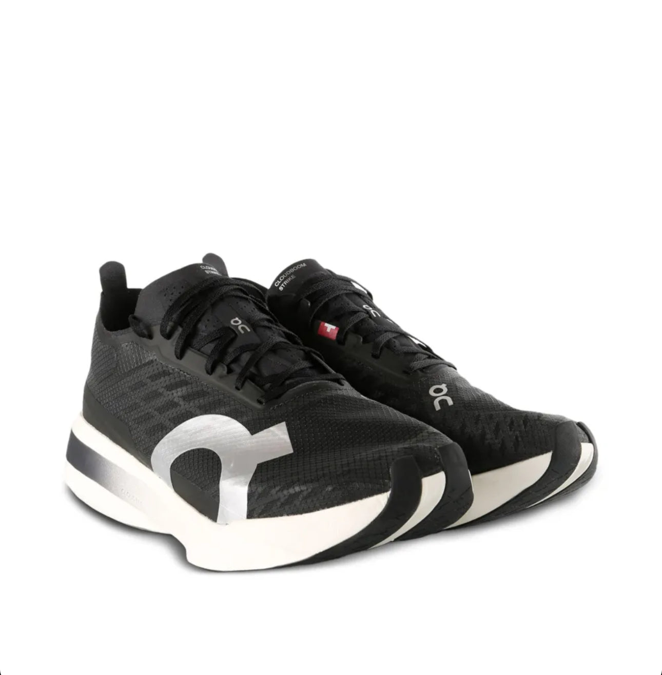 On Running Cloudboom Strike Black White