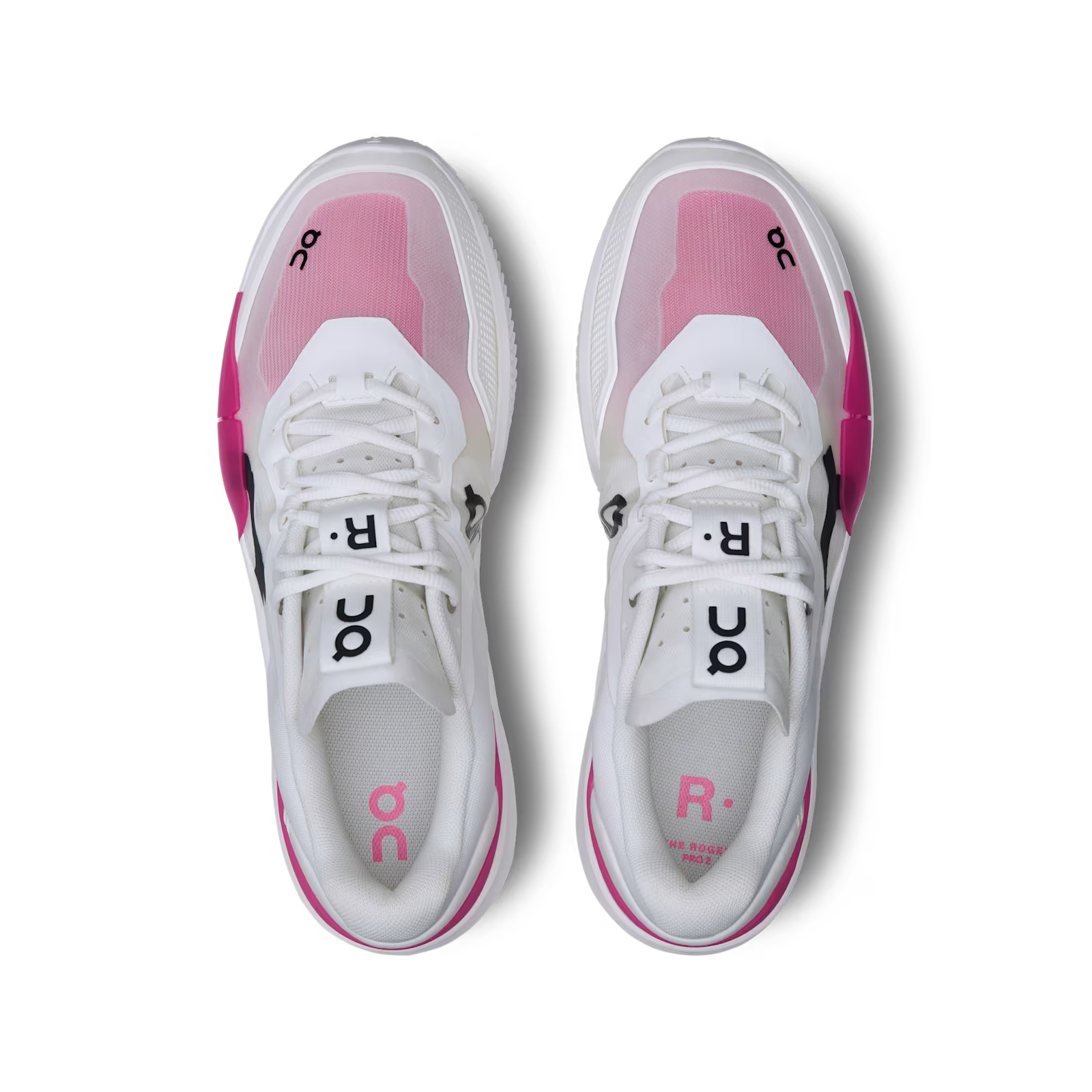 on Running On The Roger in Pink and White