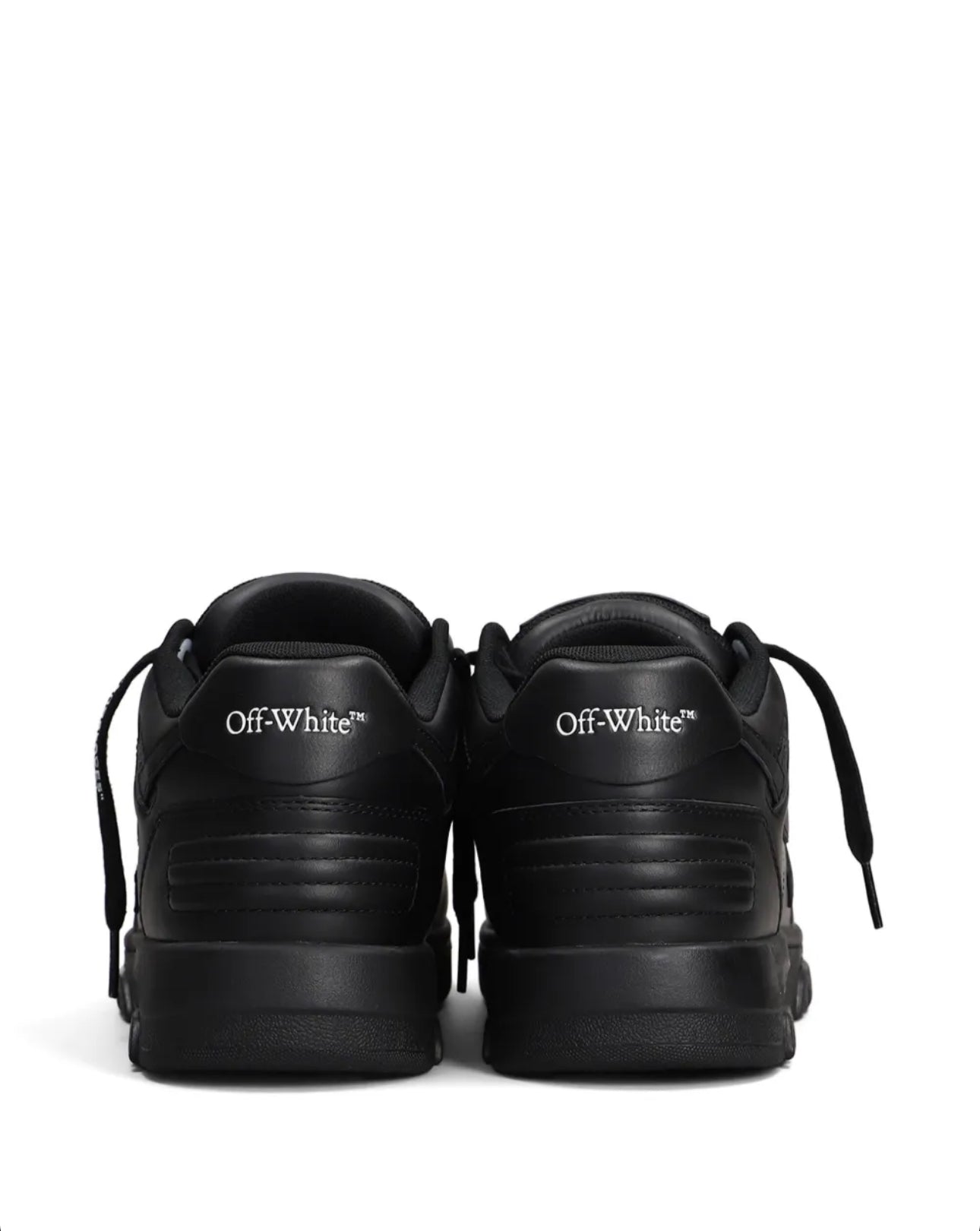OFF-WHITE Out Of Office OOO Low Tops Black