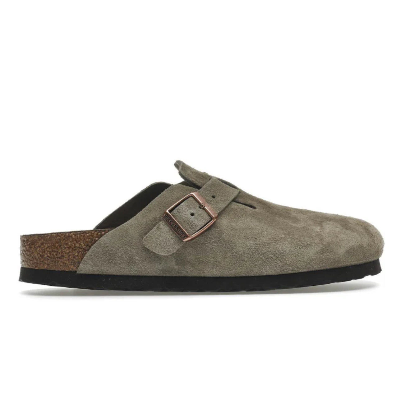 Birkenstock Boston Soft Footbed – Suede Taupe