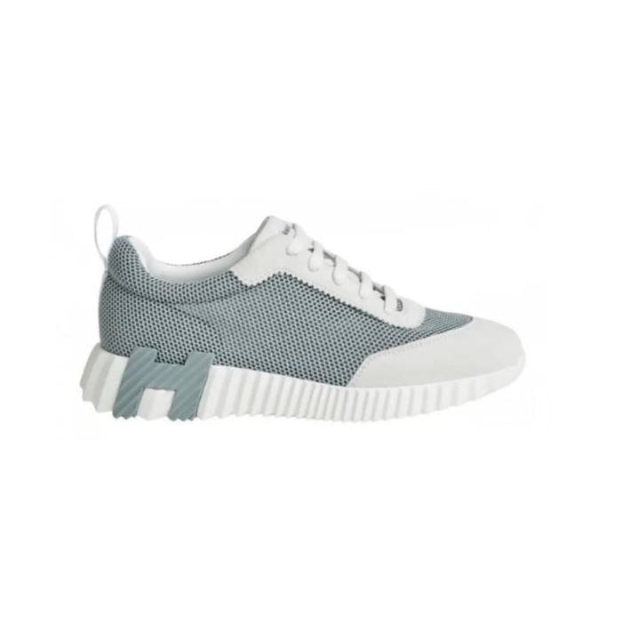 Hermès Paris Bouncing Green/Grey Mesh