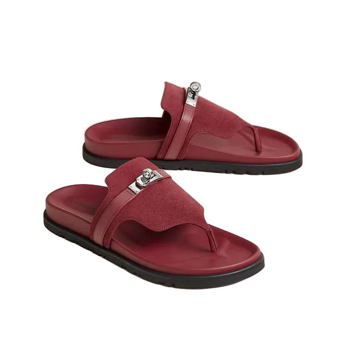 Hermes Empire Rose / Lie De Vin