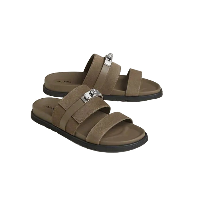 Hermes Jackson sandal Étoupe