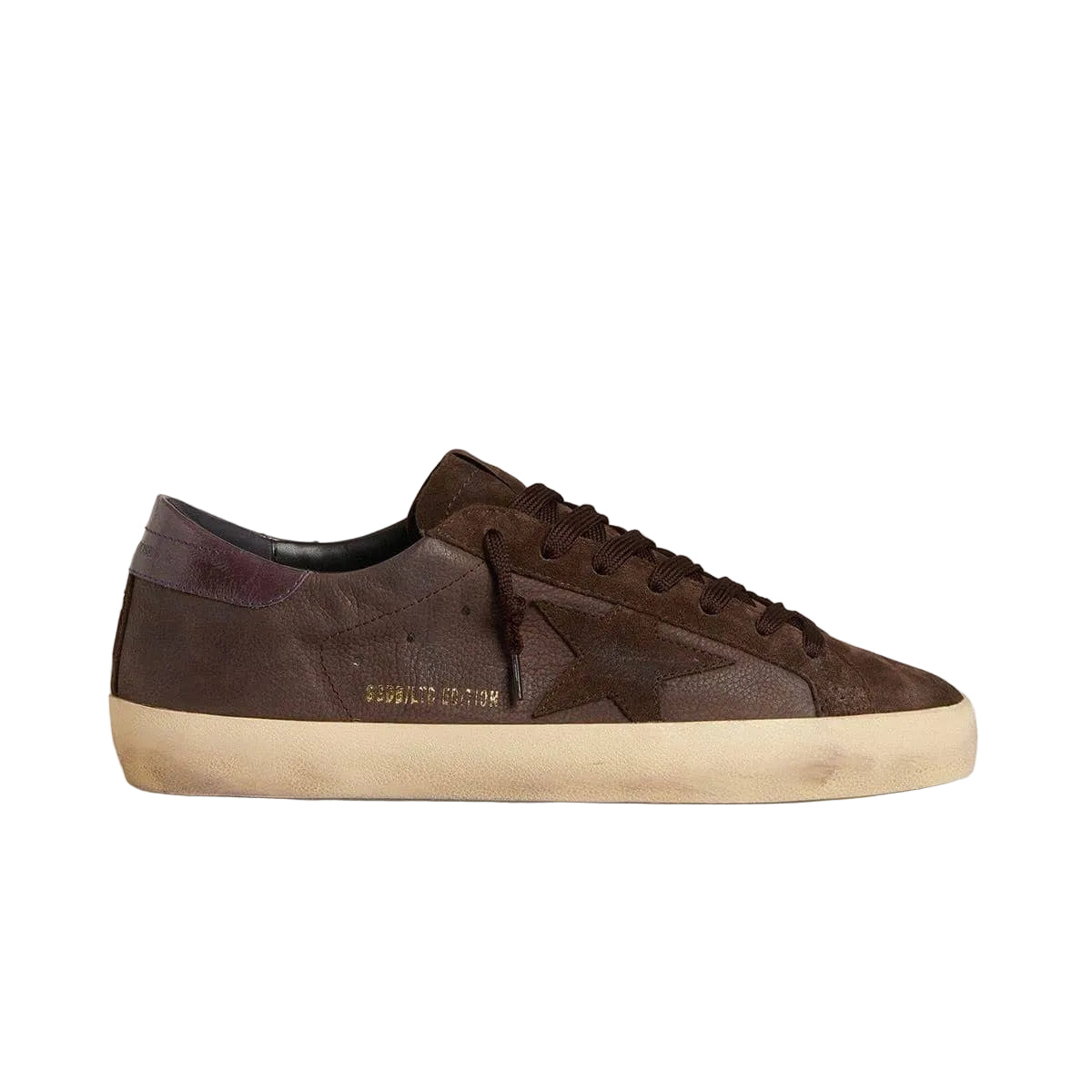 Golden Goose Super Star Brown leather sneakers