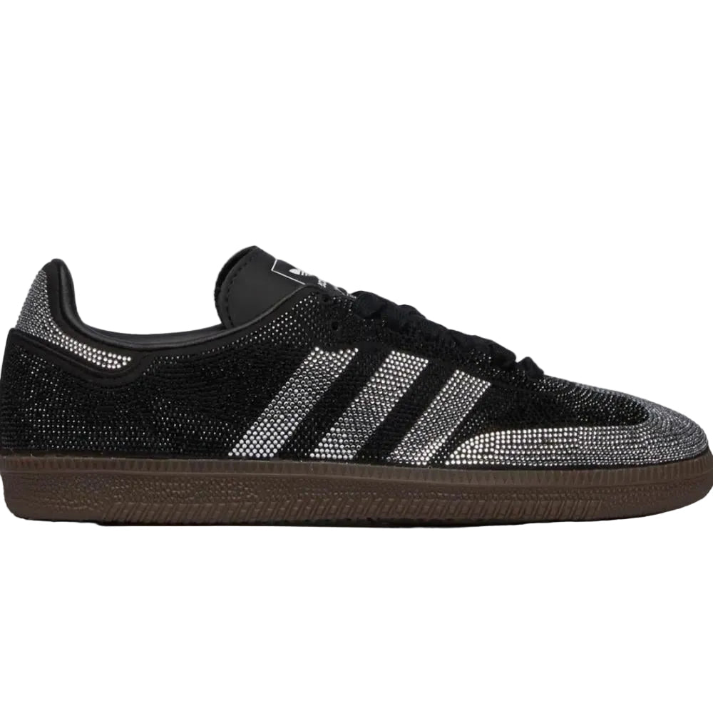 Adidas Samba OG "Rhinestone" – Crystal Black/Silver.