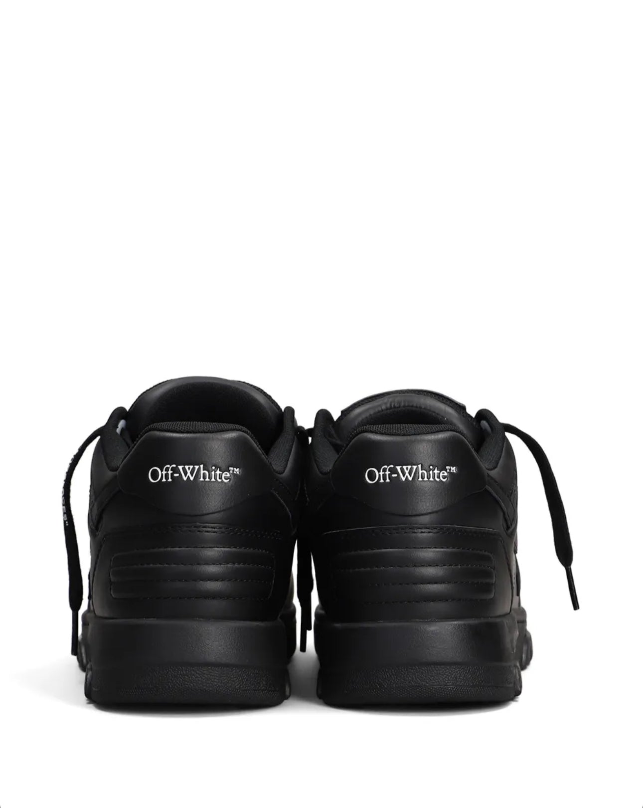 OFF-WHITE Out Of Office OOO Low Tops Black