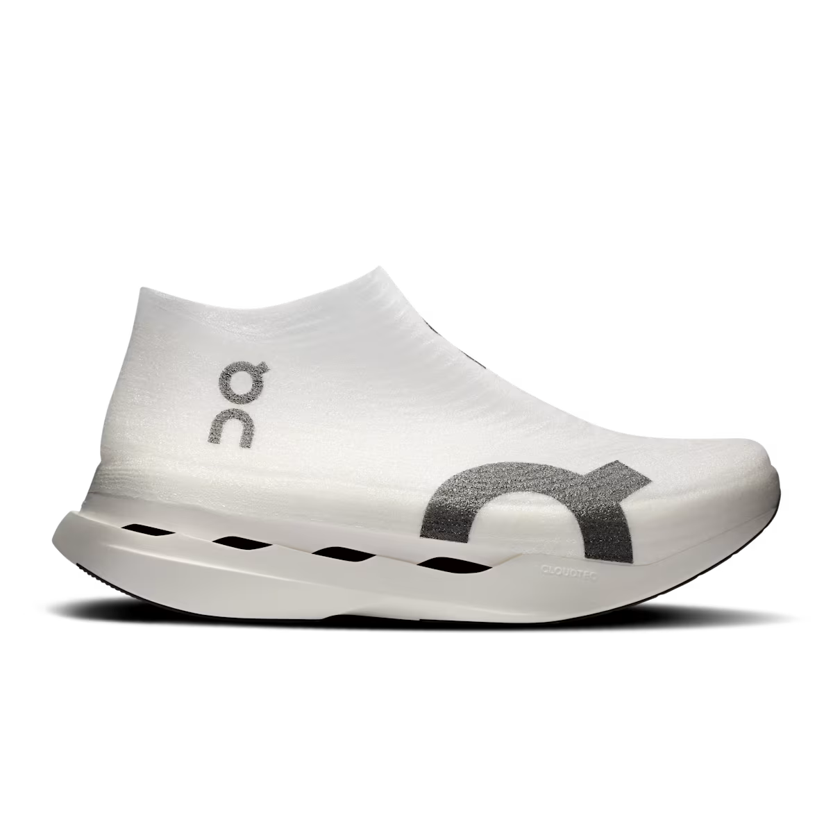 On Running Cloudboom Strike LS White Black