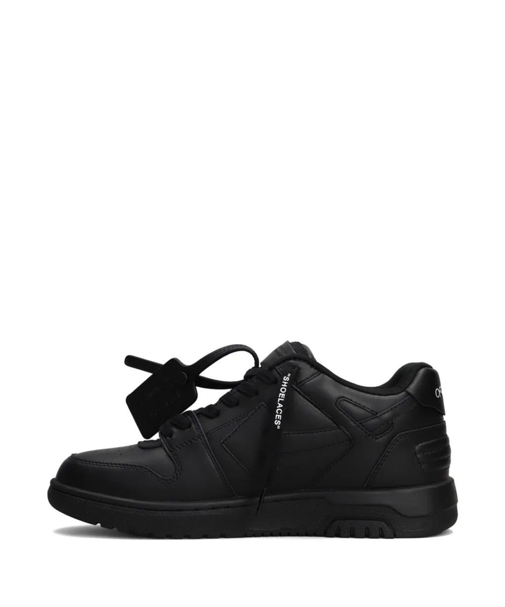 OFF-WHITE Out Of Office OOO Low Tops Black