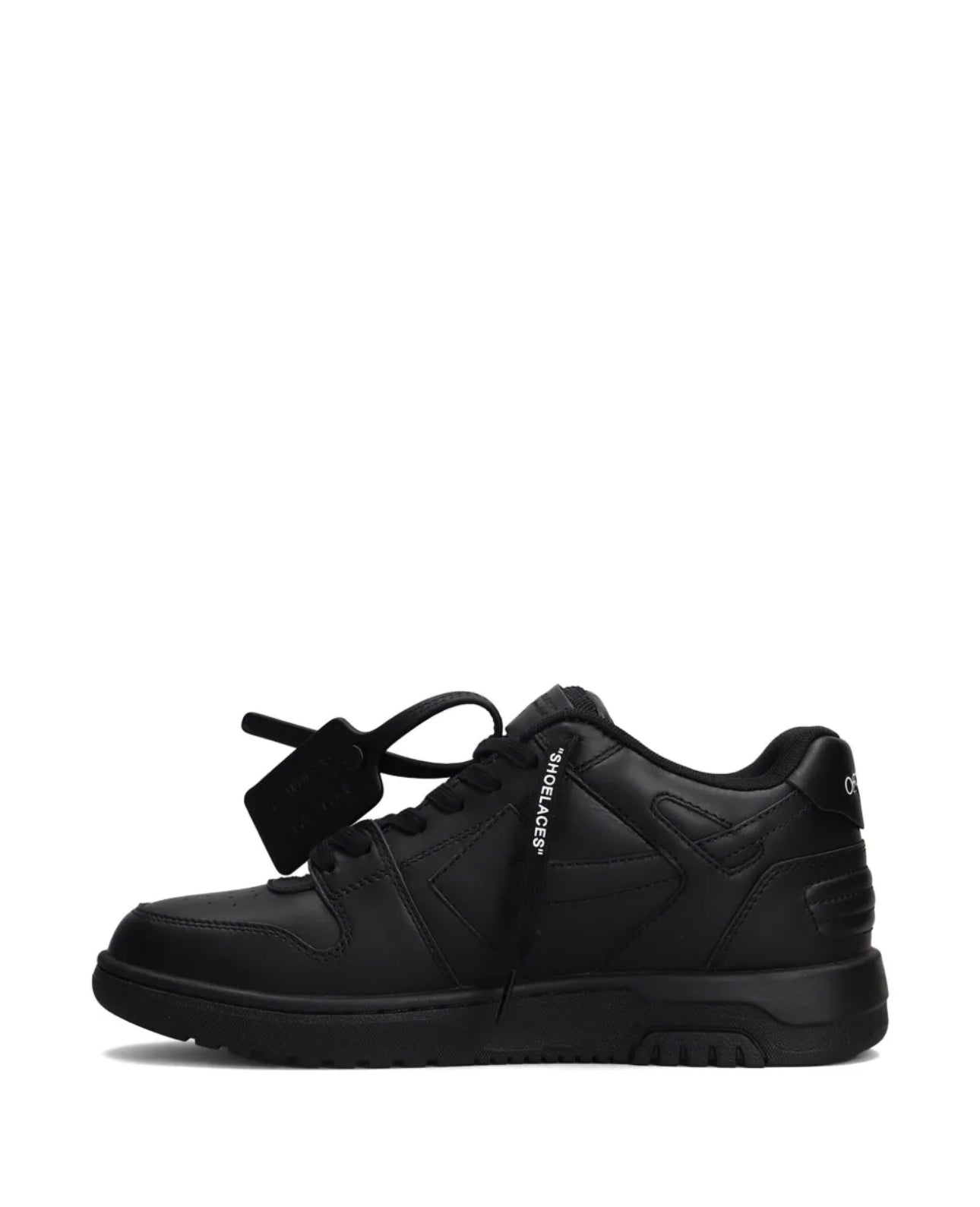 OFF-WHITE Out Of Office OOO Low Tops Black