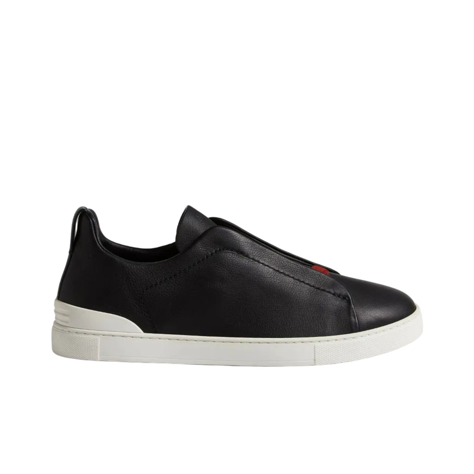 Zegna Triple Stitch Second Skin Black sneakers