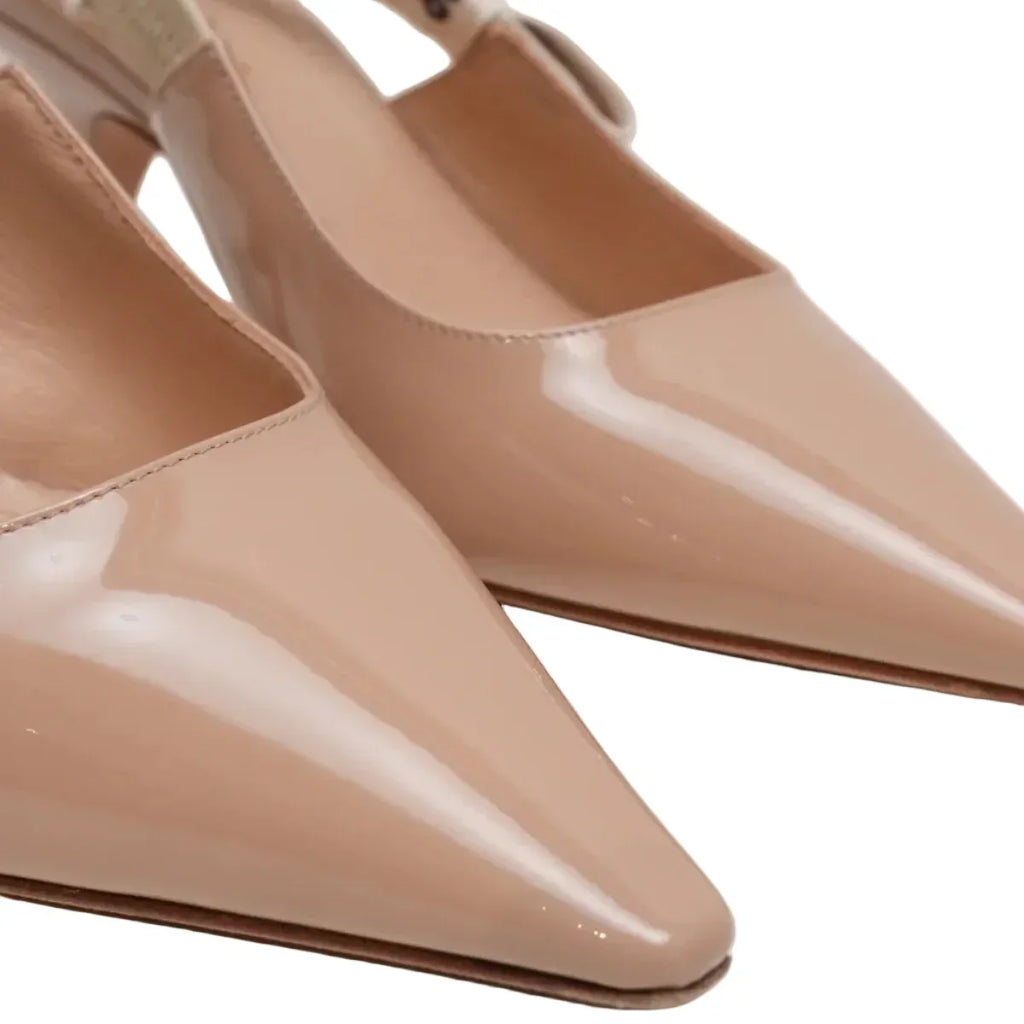 Christian Dior Beige Fabric J'adior Slingback