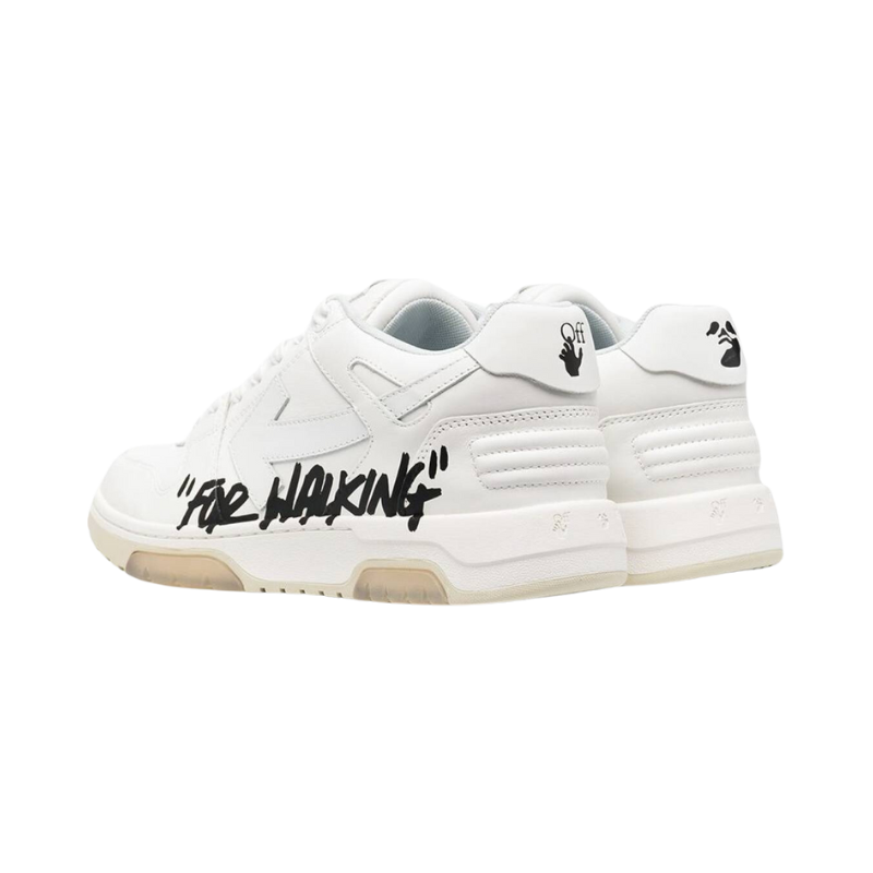 OFF-WHITE Out Of Office OOO low Tops for Walking for – White Black