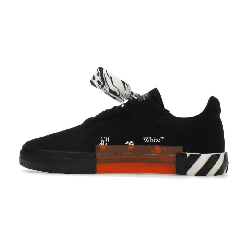 OFF-WHITE Vulc Low Canvas – Black White
