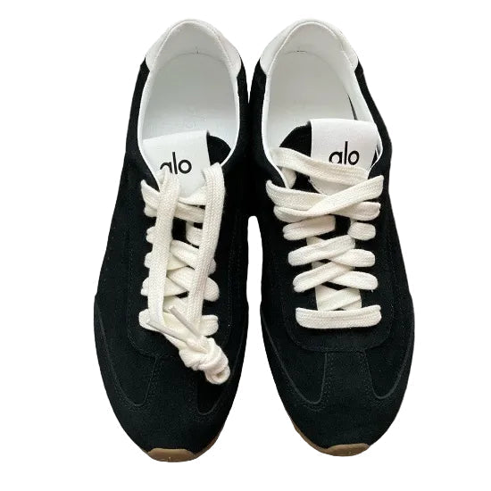 Alo yoga Sunset Suede Black Sneakers