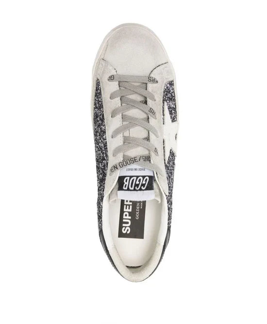 Golden Goose Baskets Superstar glitter sneakers